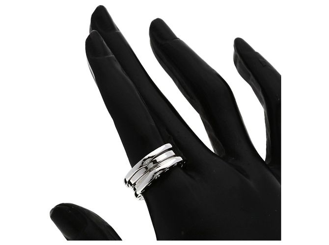 Bulgari Anello B.zero1 a 2 bande in oro bianco 18K Bvlgari - vista 5