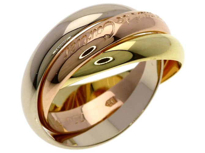 Anello in oro 18K Cartier Trinity - vista 2