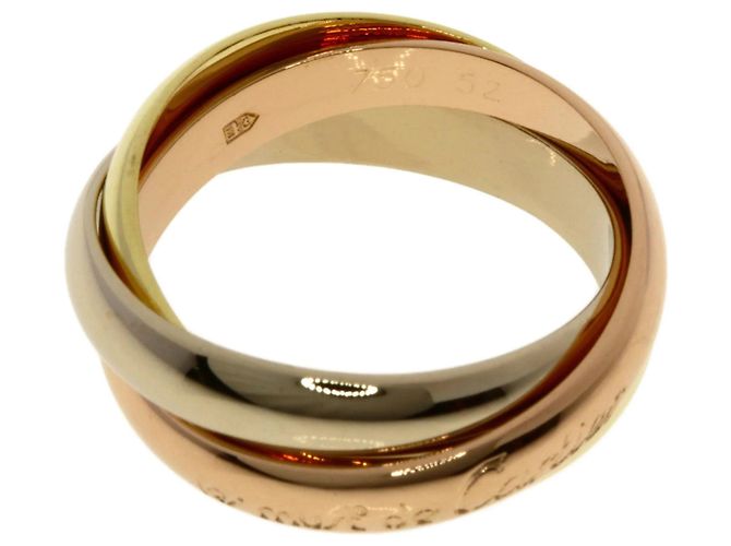 Anello in oro 18K Cartier Trinity - vista 3