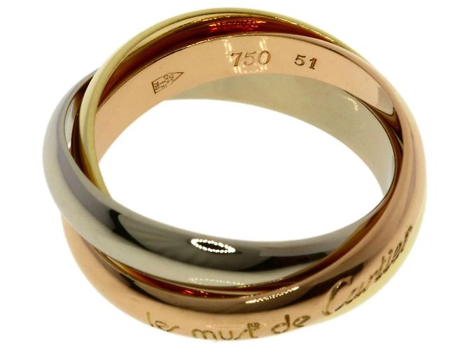 Anello Trinity di Cartier in oro 18K - vista 3