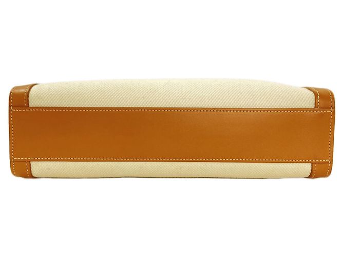 Céline Borsa a mano verticale Cabas 2 in 1 Celine Marrone Bianco - vista 4