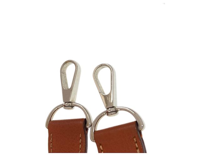 Hermès Borsa Hermes Garden Party TPM Marrone Arancione - vista 22