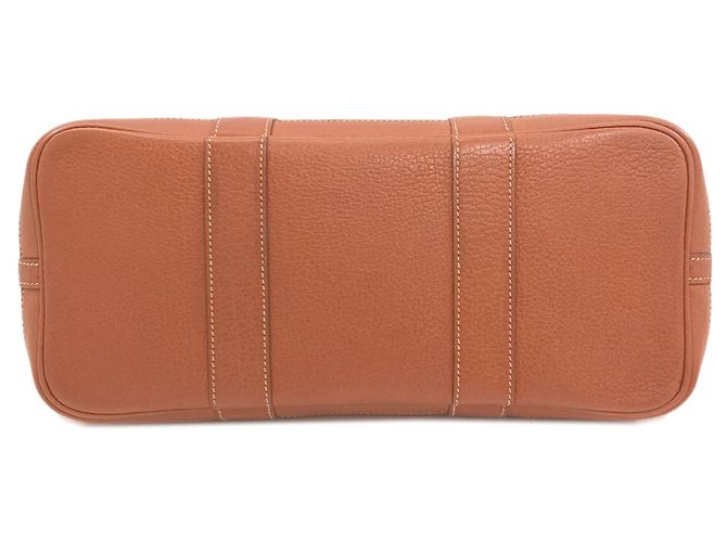 Hermès Borsa Hermes Garden Party TPM Marrone Arancione - vista 4