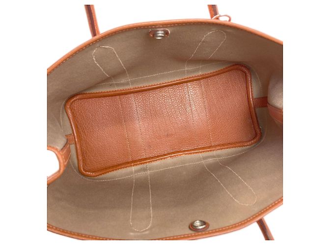 Hermès Borsa Hermes Garden Party TPM Marrone Arancione - vista 5