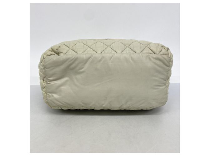 Chanel Coco Cocoon Nylon Tote Bag Braun Grün - Ansicht 3