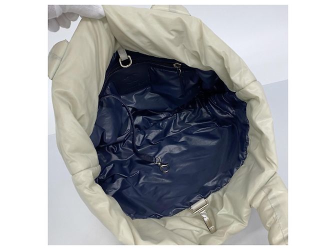 Chanel Coco Cocoon Nylon Tote Bag Braun Grün - Ansicht 4