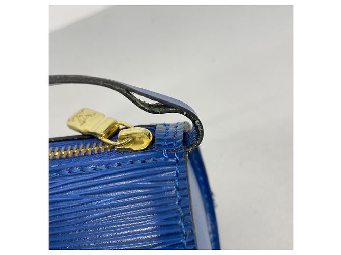 Borsa Soufflot Epi Louis Vuitton Blu - vista 10