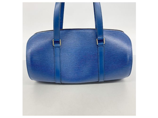 Borsa Soufflot Epi Louis Vuitton Blu - vista 12