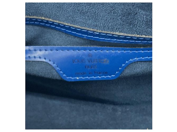 Borsa Soufflot Epi Louis Vuitton Blu - vista 5