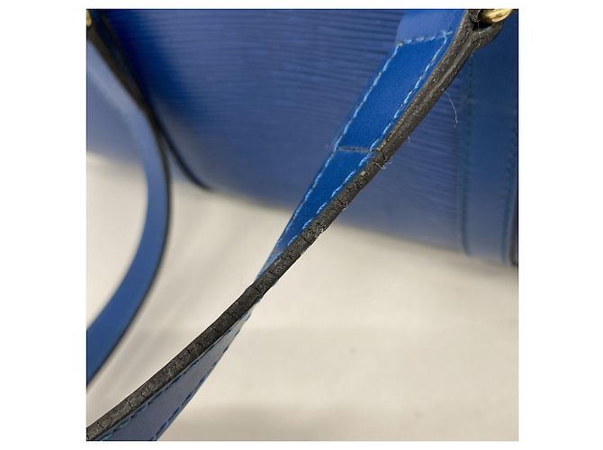 Borsa Soufflot Epi Louis Vuitton Blu - vista 8