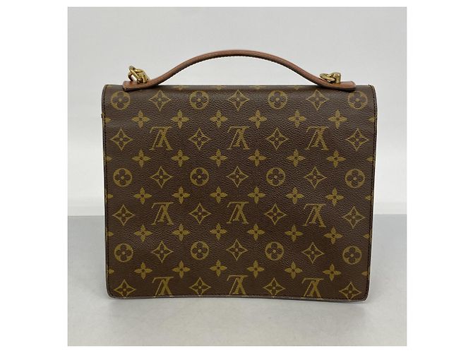 Borsa Monceau 28 Monogramma Louis Vuitton Marrone - vista 13