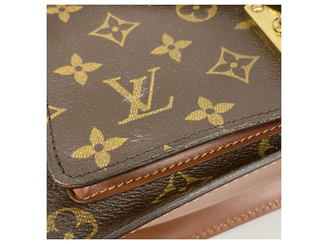 Borsa Monceau 28 Monogramma Louis Vuitton Marrone - vista 9