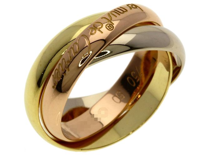 Anello Trinity Cartier in oro 18K - vista 2