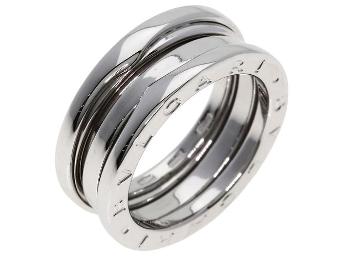 Bulgari Anello Bvlgari B-zero1 a 2 bande in oro bianco 18K - vista 2