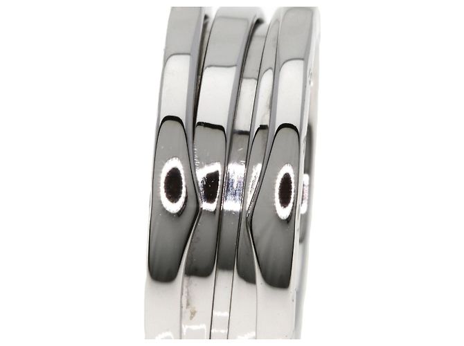 Bulgari Anello Bvlgari B-zero1 a 2 bande in oro bianco 18K - vista 6