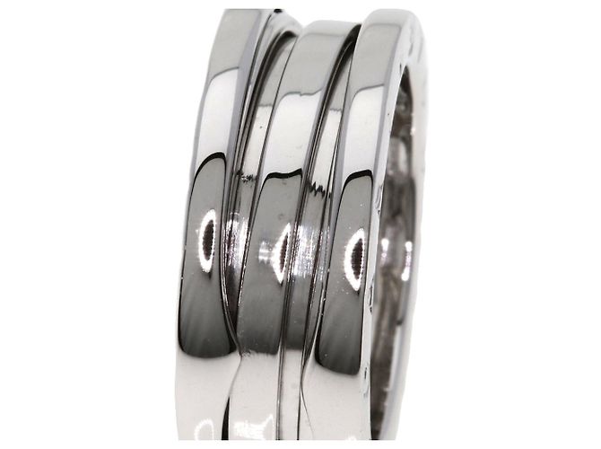 Bulgari Anello Bvlgari B-zero1 a 2 bande in oro bianco 18K - vista 7