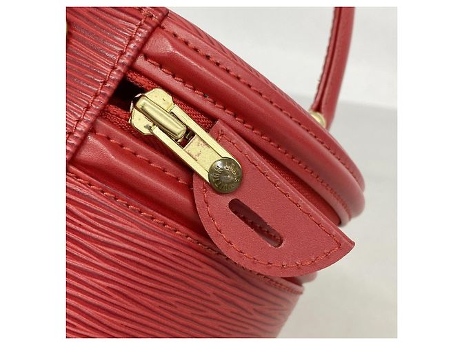 Borsa a mano Cannes Epi Louis Vuitton Rosso - vista 7