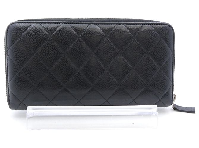 Chanel Matelasse Wallet Zippy CC medium Black - view 3