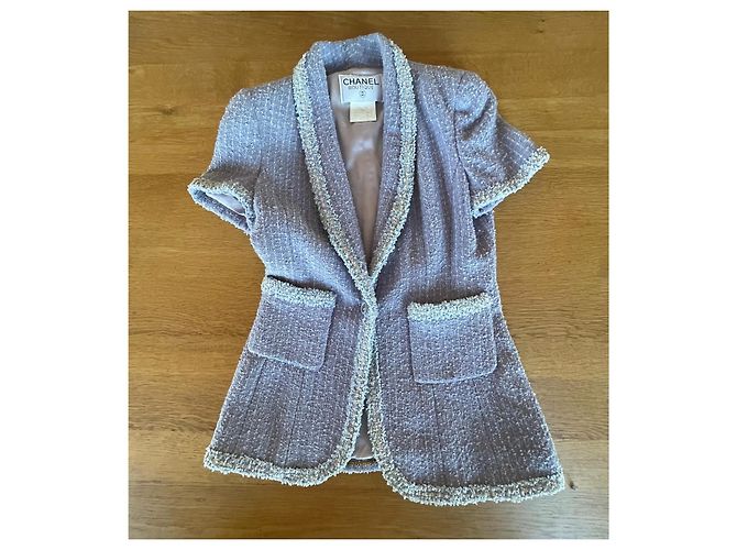 Conjunto Chanel en excelente estado Púrpura - vista 10