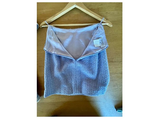 Conjunto Chanel en excelente estado Púrpura - vista 14