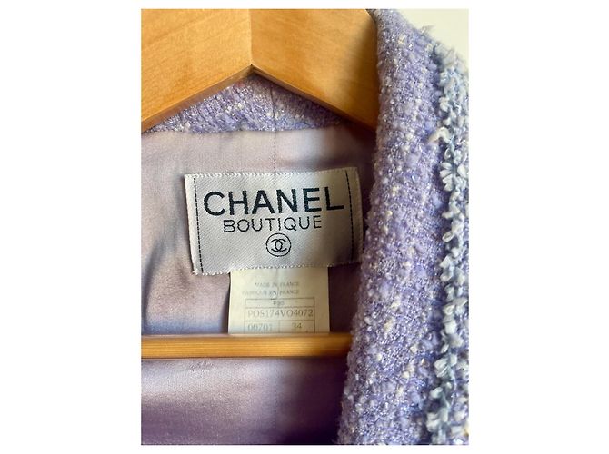Conjunto Chanel en excelente estado Púrpura - vista 3