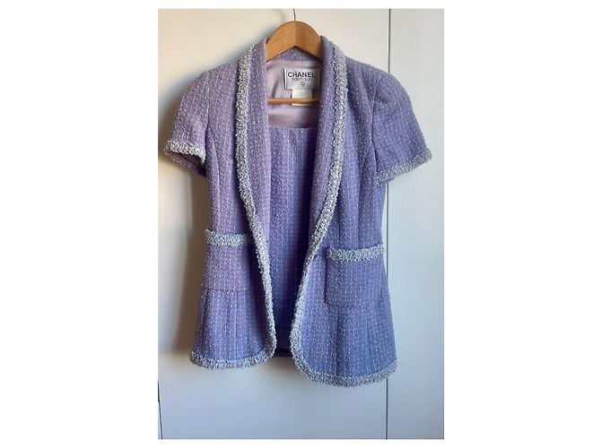 Conjunto Chanel en excelente estado Púrpura - vista 6