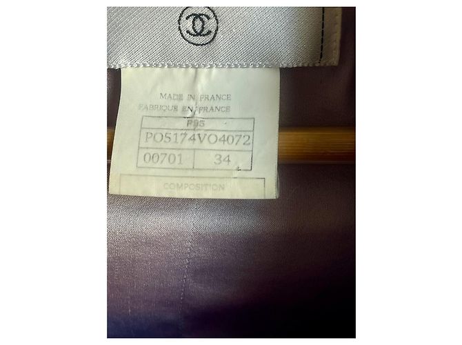 Conjunto Chanel en excelente estado Púrpura - vista 8