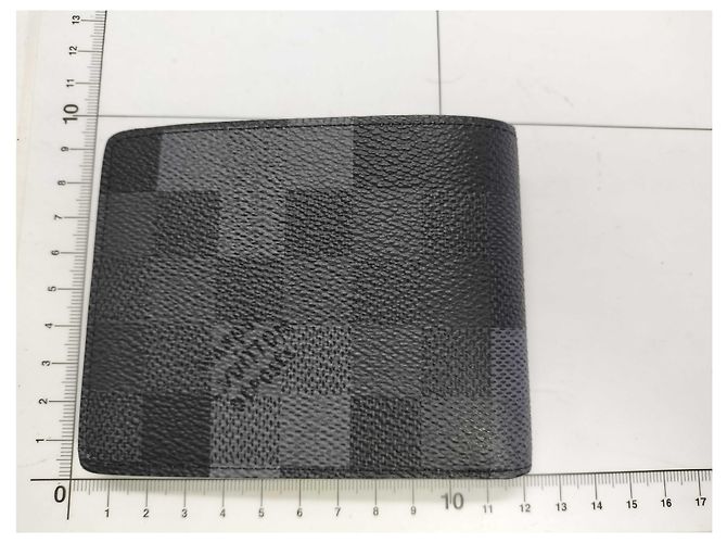 Slender Wallet Louis Vuitton Damier Graphite mini Schwarz - Ansicht 2