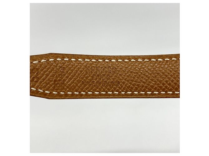 Constance Gürtel von Hermès Schwarz Golden - Ansicht 2