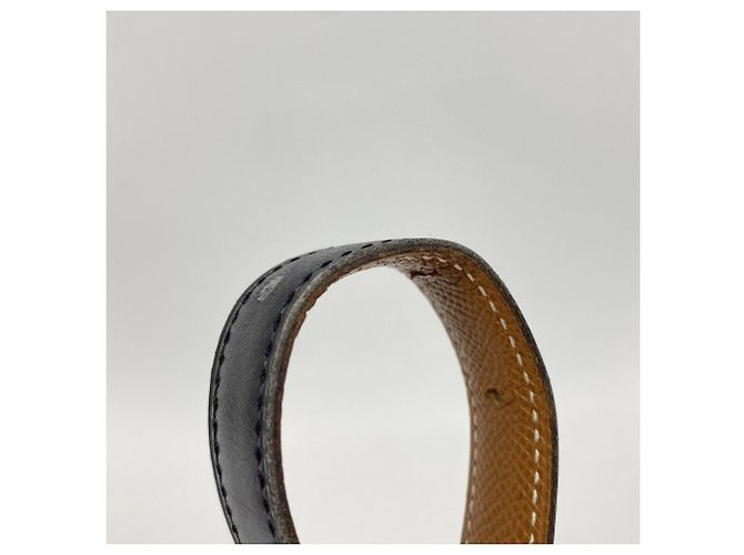 Constance Gürtel von Hermès Schwarz Golden - Ansicht 3