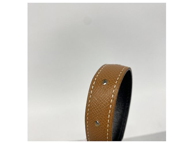 Constance Gürtel von Hermès Schwarz Golden - Ansicht 4