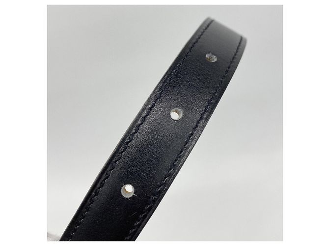 Constance Gürtel von Hermès Schwarz Golden - Ansicht 5