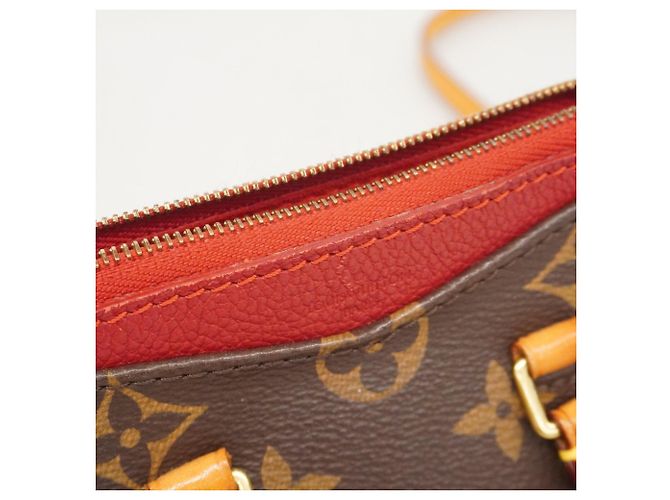 Borsa a mano Nano Pallas Monogram Louis Vuitton Marrone Fuschia - vista 8