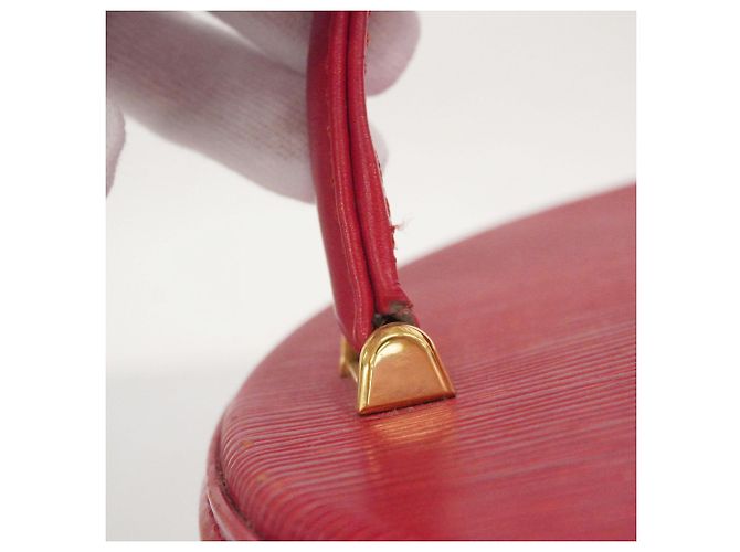 Borsa Louis Vuitton Epi Cannes - Rosso Castigliano - vista 10