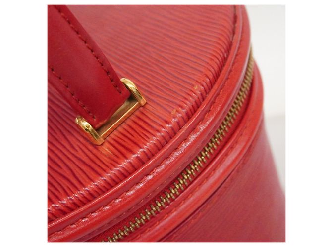 Borsa Louis Vuitton Epi Cannes - Rosso Castigliano - vista 11