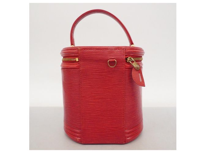 Borsa Louis Vuitton Epi Cannes - Rosso Castigliano - vista 12
