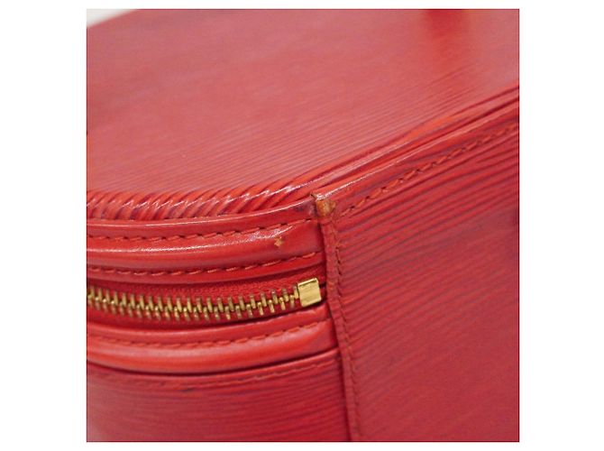 Borsa Louis Vuitton Epi Cannes - Rosso Castigliano - vista 8