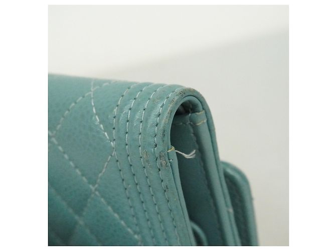 Chanel Boy Dreifach-Brieftasche in Blau - Ansicht 6