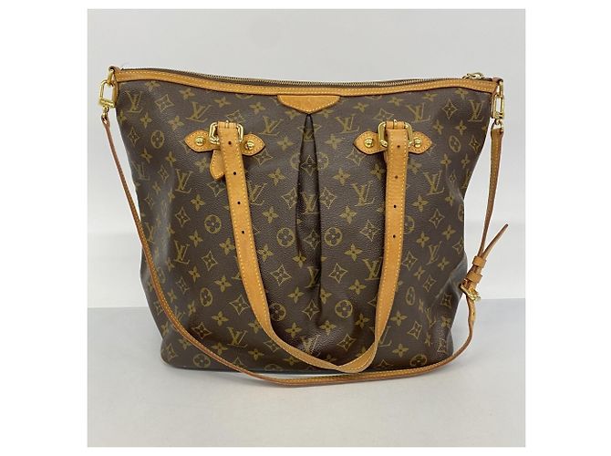 Borsa Louis Vuitton Monogram Palermo GM M40146 Marrone - vista 11