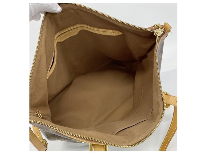 Borsa Louis Vuitton Monogram Palermo GM M40146 Marrone - vista 4
