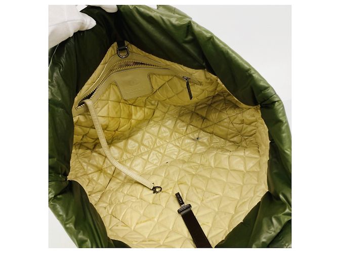 Chanel Coco Cocoon Nylon Tote Bag Grün - Ansicht 4