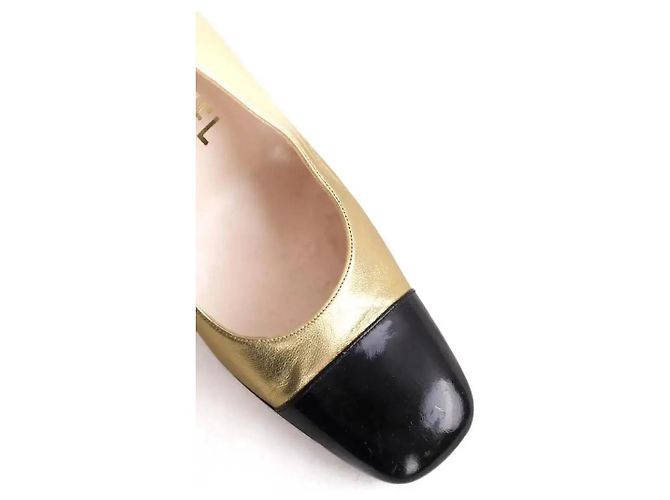 Chanel Tacchi dorati D'oro - vista 5
