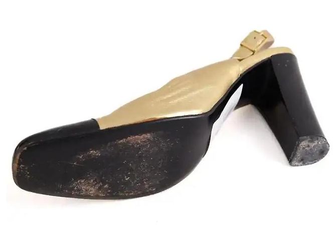 Chanel Tacchi dorati D'oro - vista 6