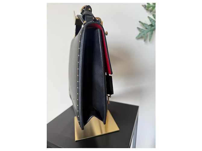 Borsa Salvatore Ferragamo Gancini in pelle nera Nero - vista 3