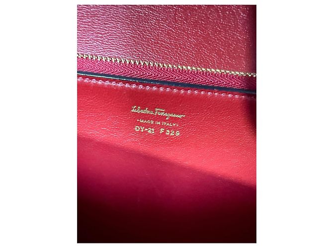 Borsa Salvatore Ferragamo Gancini in pelle nera Nero - vista 7