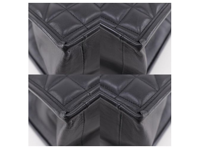 Dior Essential Kleine Tote Tasche Leder Tasche Schwarz - Ansicht 4