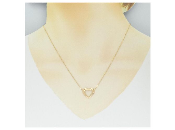 Autre Marque Collana a forma di cuore in oro rosa Au750 e oro giallo Au750 D'oro - vista 6