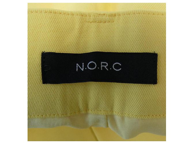 Autre Marque Pantalones N.O.R.C Amarillo - vista 4