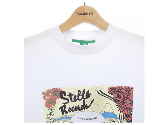 Stella Mc Cartney Stella McCartney Record Langarm-T-Shirt Weiß - Ansicht 5