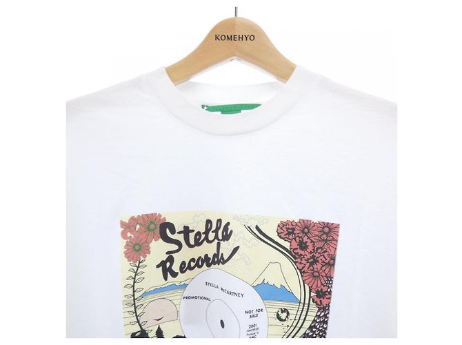 Stella Mc Cartney Stella McCartney Record Langarm-T-Shirt Weiß - Ansicht 5